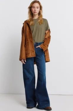 Camiseta tachas manga corta