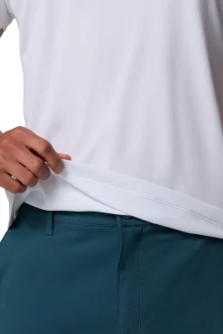 Camiseta t&eacute;cnica de manga corta y cuello redondo