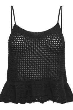 Camiseta tirantes crochet