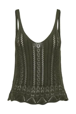 Camiseta tirantes de crochet