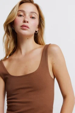 Camiseta tirantes doble tejido