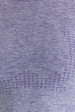 Camiseta top deportiva jaspeada