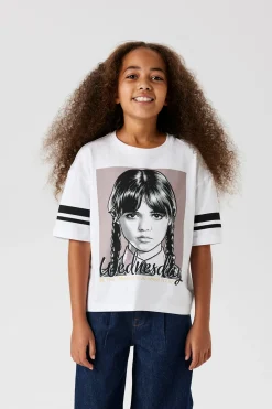 Camiseta Wednesday de ni&ntilde;a