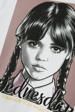 Camiseta Wednesday de ni&ntilde;a