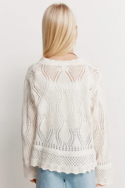 Cardigan calados ni&ntilde;a