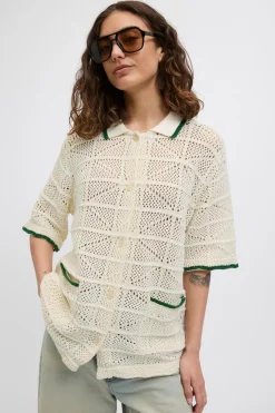 Cardigan de crochet