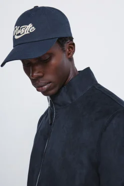 Cazadora acolchada efecto ante