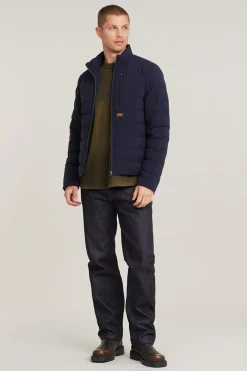 Cazadora acolchada y cierre de cremallera