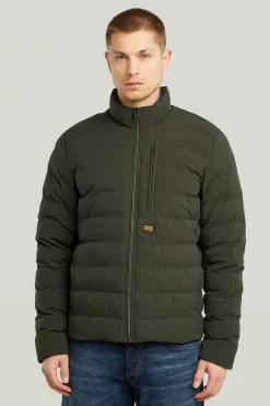 Cazadora acolchada y cierre de cremallera