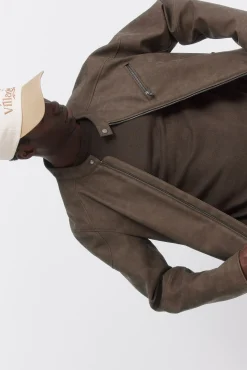 Cazadora efecto piel