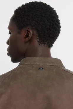 Cazadora efecto piel