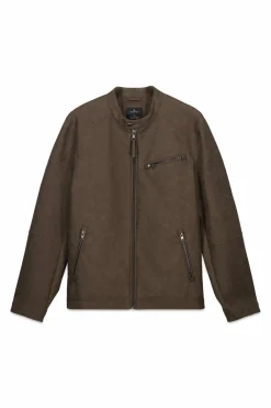 Cazadora efecto piel