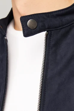 Cazadora efecto piel