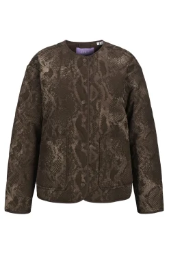 Cazadora estampada reptil