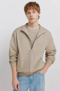 Cazadora ligero lino algod&oacute;n