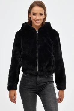 Cazadora Pelo Con Capucha