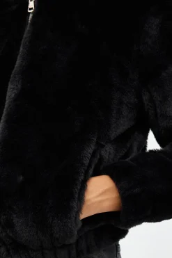 Cazadora Pelo Con Capucha