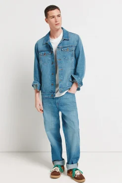 Cazadora vaquera lavado medio oscuro