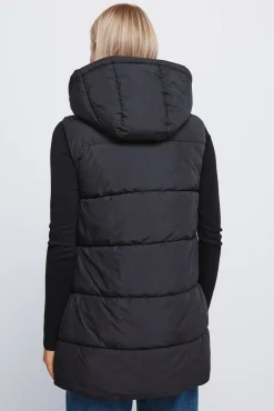 Chaleco capucha poli&eacute;ster reciclado