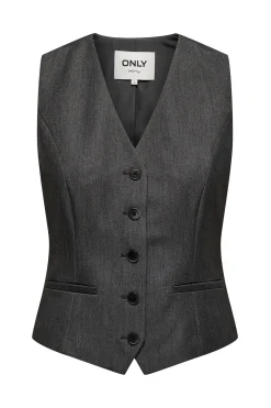 Chaleco de vestir con botonadura