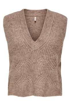 Chaleco estructura cuello pico