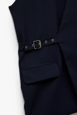 Chaleco largo cruzado