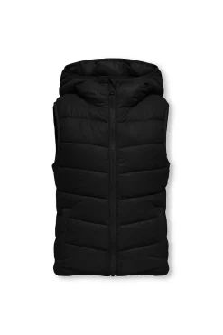 Chaleco plumas de niña