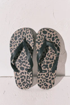 Chanclas anchas animal print