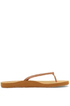 Chanclas efecto piel doble tira