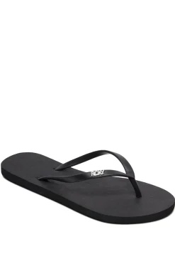 Chanclas tiras logo met&aacute;lico