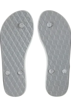 Chanclas tiras logo met&aacute;lico