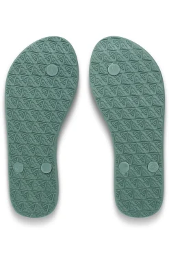 Chanclas tiras logo met&aacute;lico