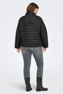 Chaqueta acolchada cremallera talla grande