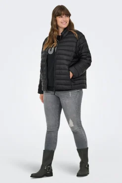 Chaqueta acolchada cremallera talla grande