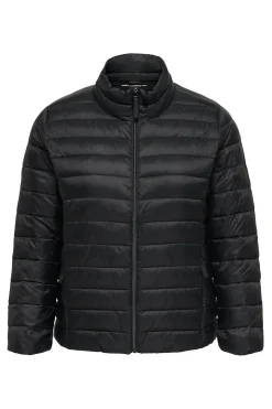 Chaqueta acolchada cremallera talla grande