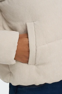 Chaqueta acolchada de pana