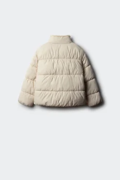 Chaqueta acolchada estrellas ni&ntilde;a