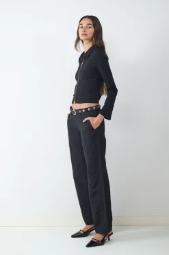 Chaqueta ajustada cremallera