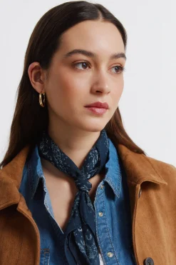 Chaqueta antelina bolsillos