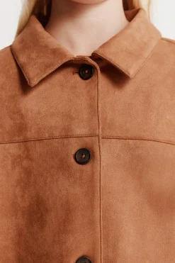 Chaqueta antelina ni&ntilde;a