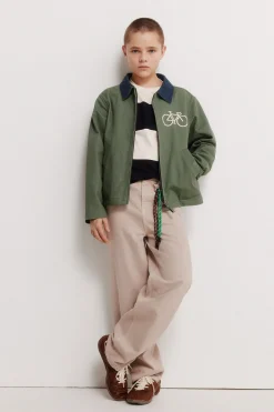 Chaqueta bici con capucha para ni&ntilde;o.