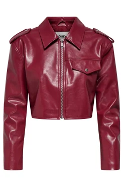 Chaqueta biker crop