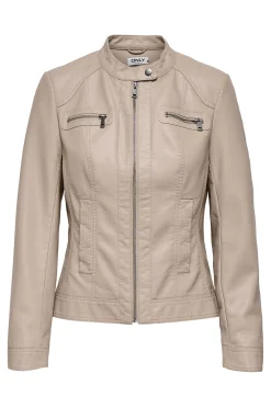 Chaqueta biker piel vegana