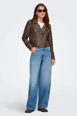 Chaqueta biker piel vegana