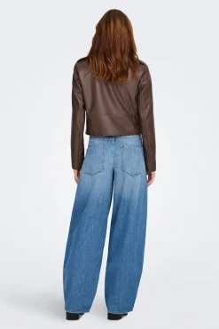 Chaqueta biker piel vegana