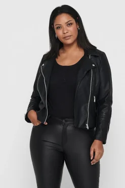 Chaqueta biker talla grande