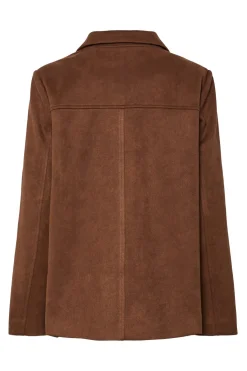 Chaqueta blazer antelina