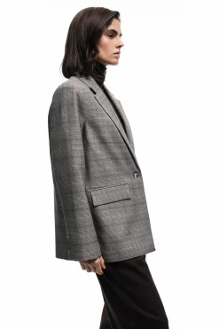 Chaqueta blazer de corte oversize