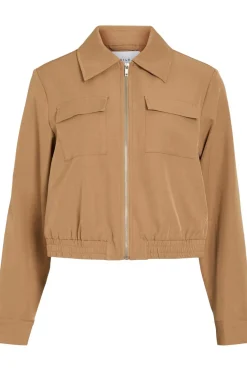 Chaqueta bomber con cremallera