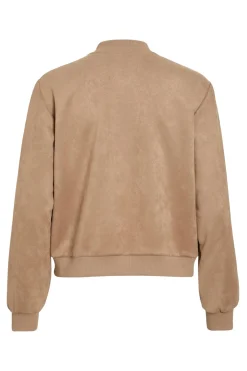 Chaqueta bomber de antelina